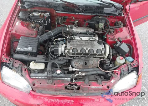 1993 Honda Civic Ex из США, поврежденный, VIN 1HGEJ1269PL045099